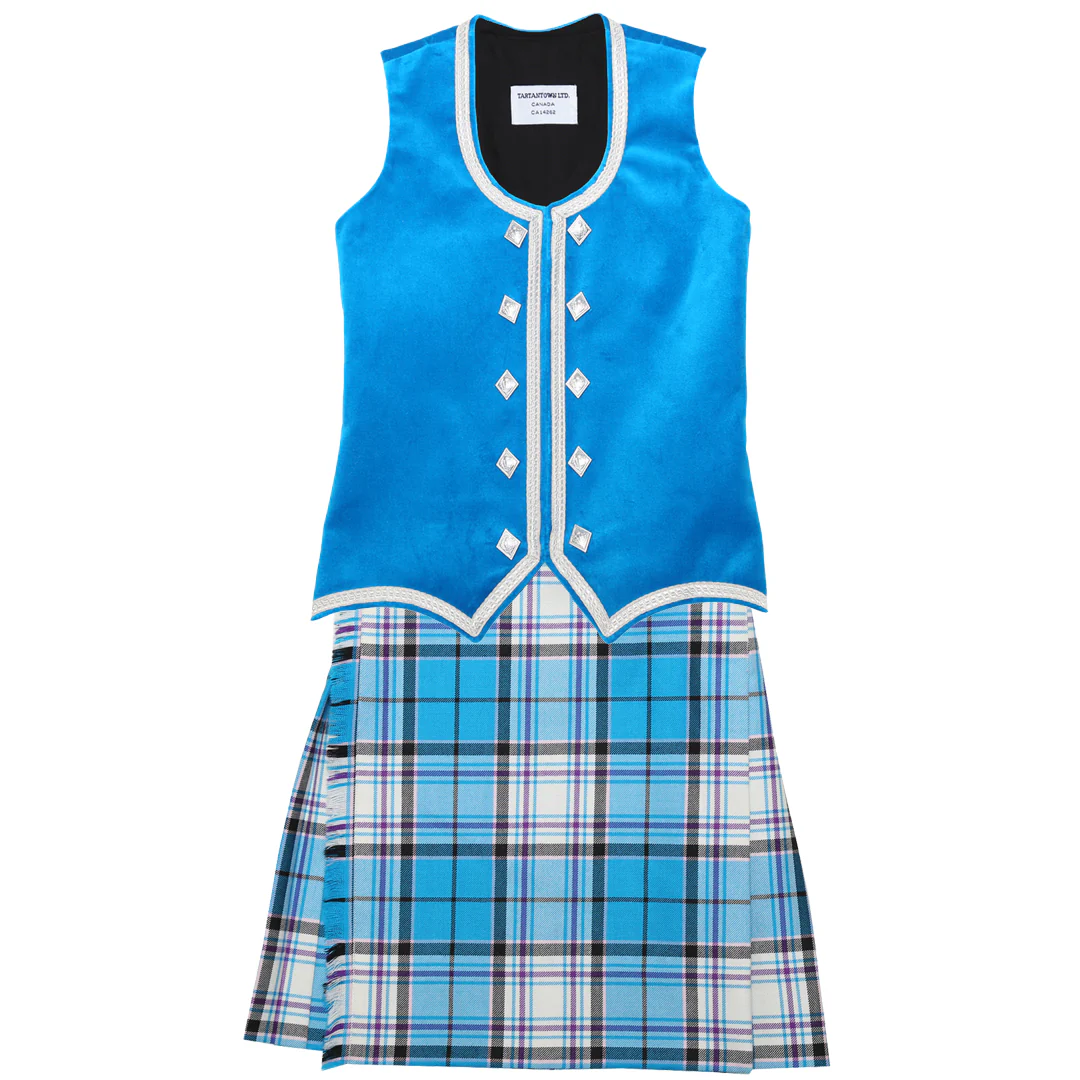 Tartan - Dress Turquoise Reverse McKellar