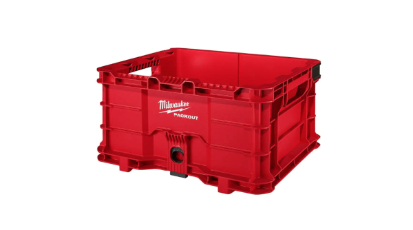 48-22-8440  18.6 in. Tool Storage Crate Bin with Carrying Handles and 50 lbs. Weight Capacity
