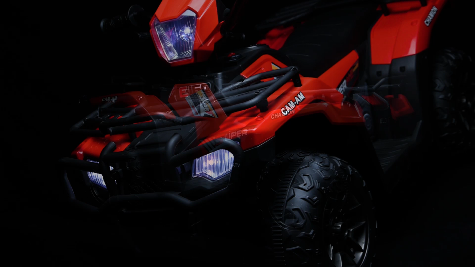 12V Electric Kids Ride On Car ATV 4-Wheeler Quad w/ Music LED Light Gift NEW！