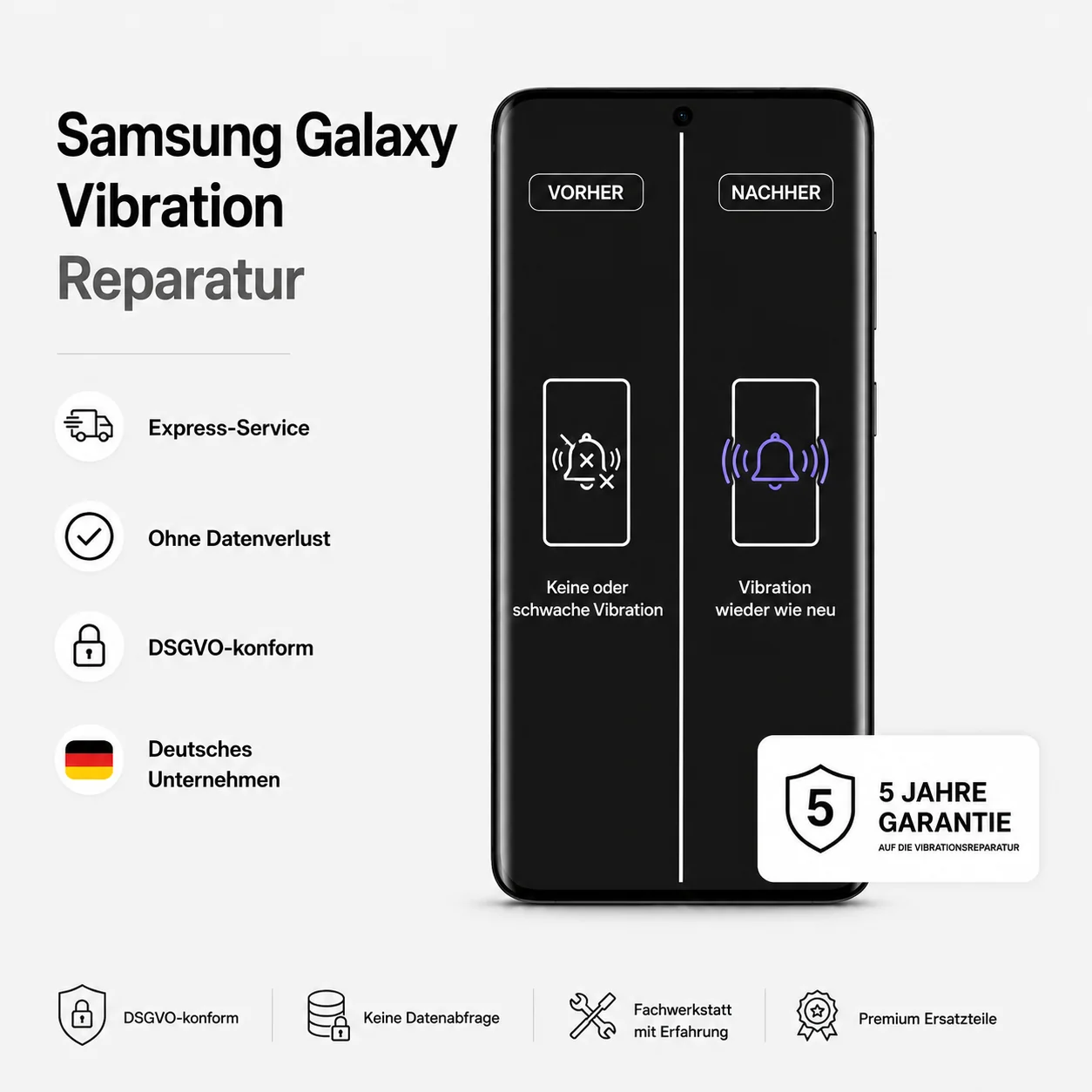 Samsung Galaxy Vibrations-Reparatur
