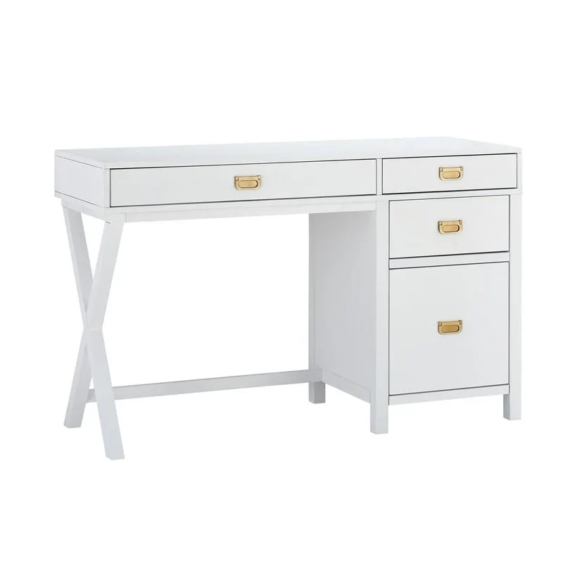 Linon Poppy Side Storage Writing Desk