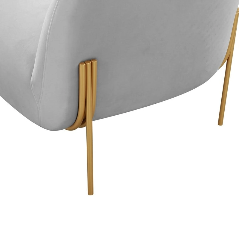Kandra Velvet Accent Chair