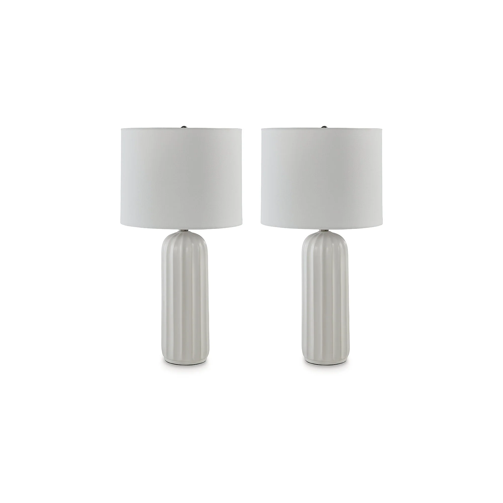Signature Design by Ashley Clarkland White Table Lamp (Set of 2) - 13