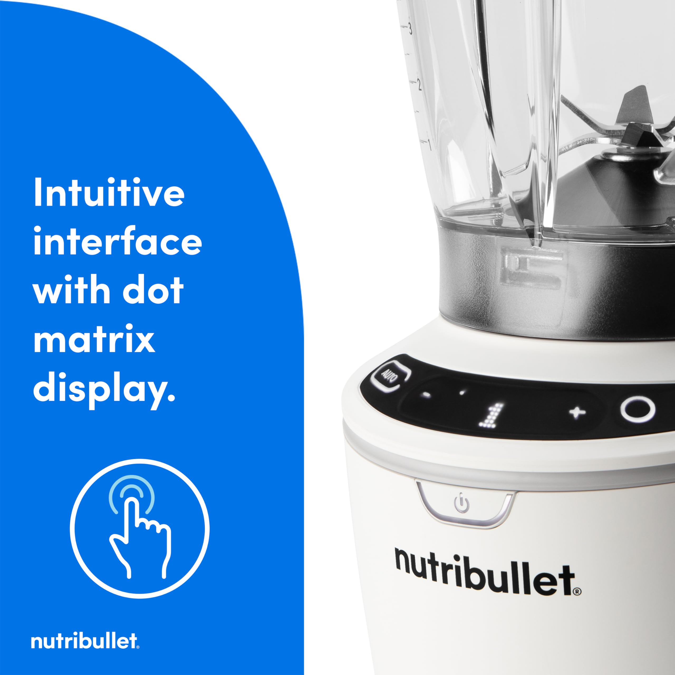 nutribullet SmartSense Blender Combo, 1400 Watt Gunmetal