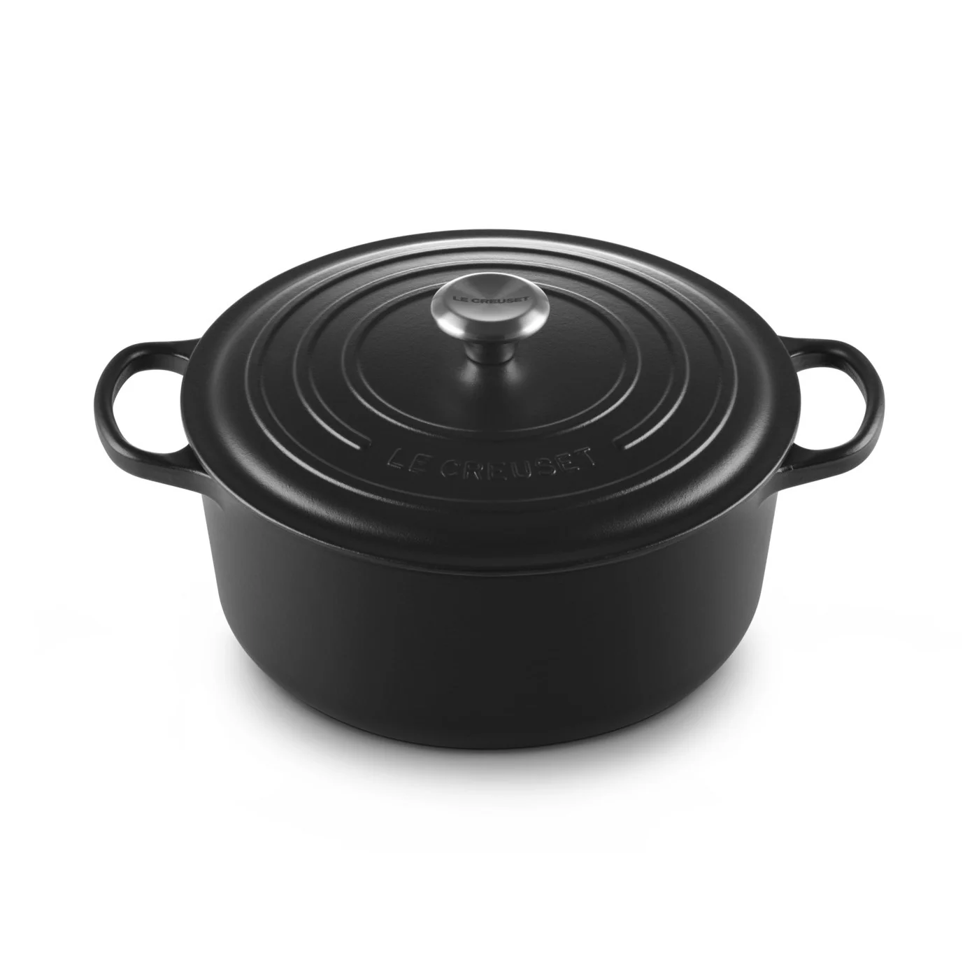 Le Creuset Pfanne Signature Gusseisen-Bräter, Ø 28cm, Schwarz