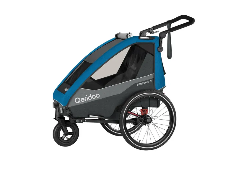 Fahrradanhänger »Sportrex 2 Limited Edition«, Ocean Blue