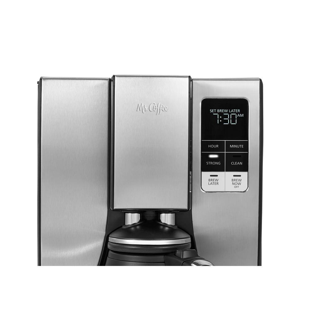 2025 Cafetera Programable Mr. Coffee de 10 Tazas en Acero Inoxidable con Jarra Térmica – Modelo 2133734
