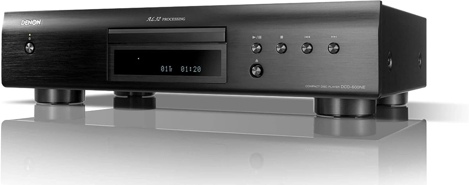 Denon DCD-600NE con Mando a distancia, Negro