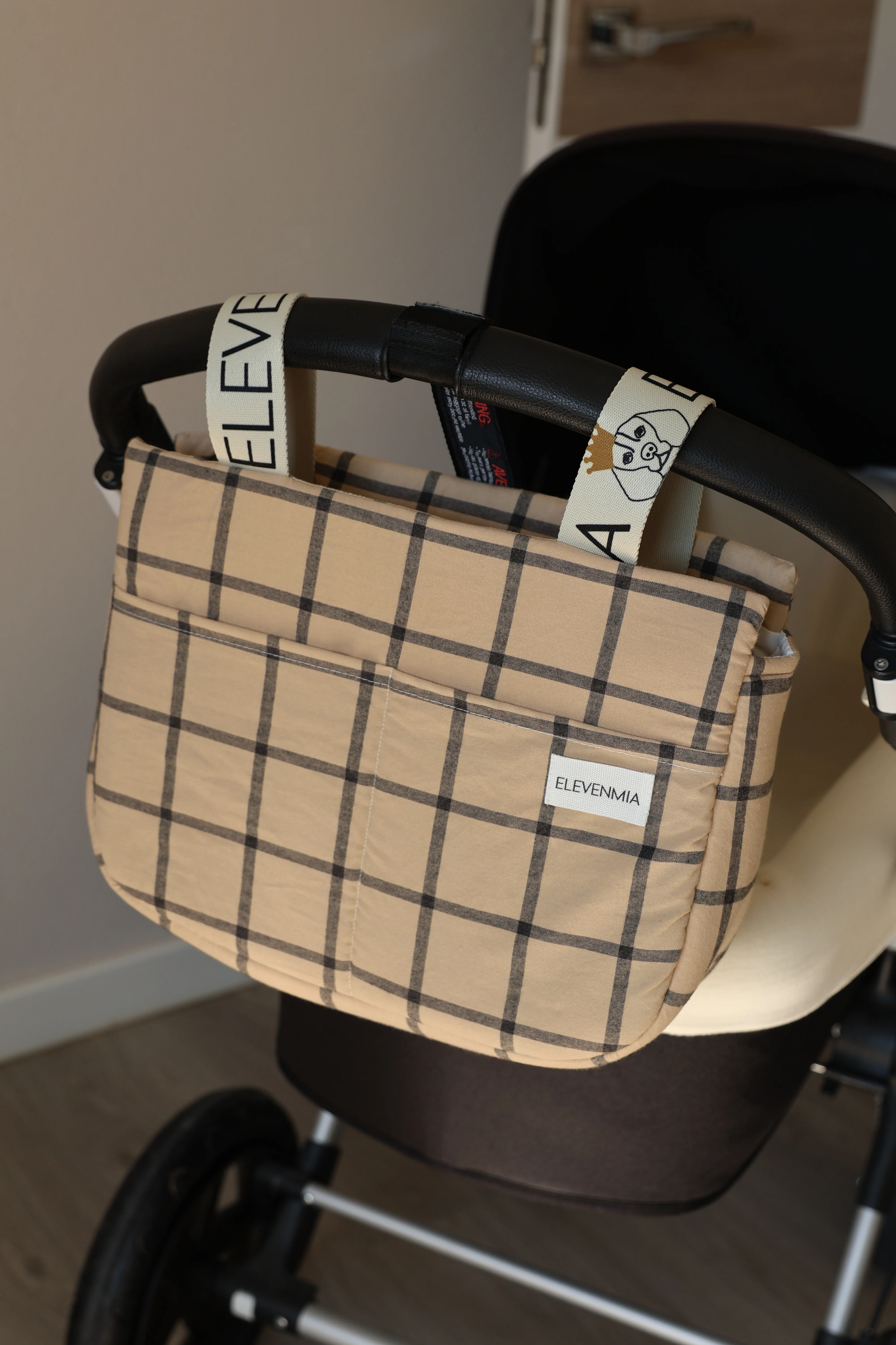 Bolso Babi Cuadro Ocre