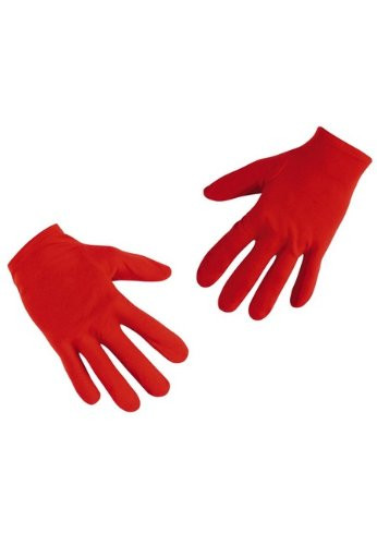 Child Red Costume Gloves PAIR 5033