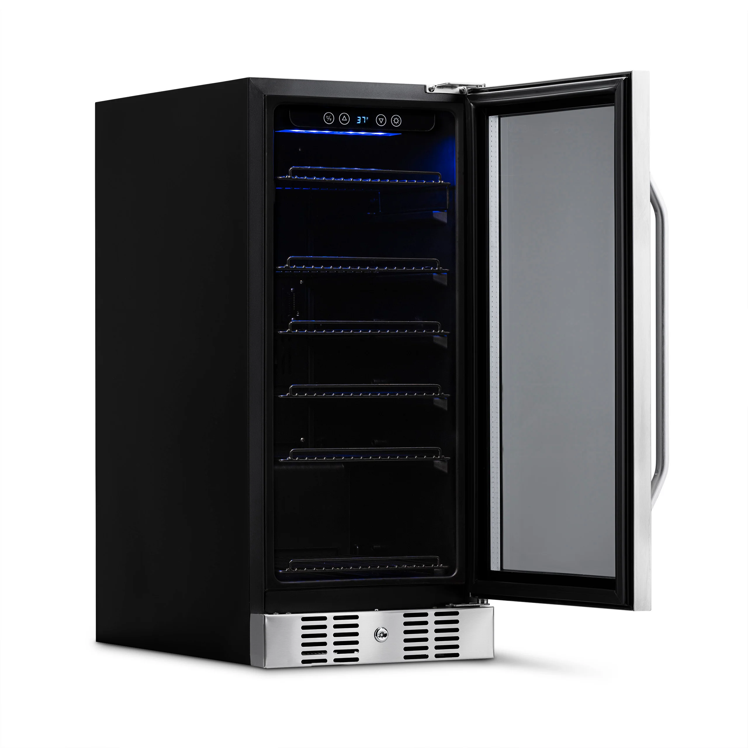 2025 Newair® Refrigerador de Bebidas Empotrable de Acero Inoxidable - 96 Latas - 15”