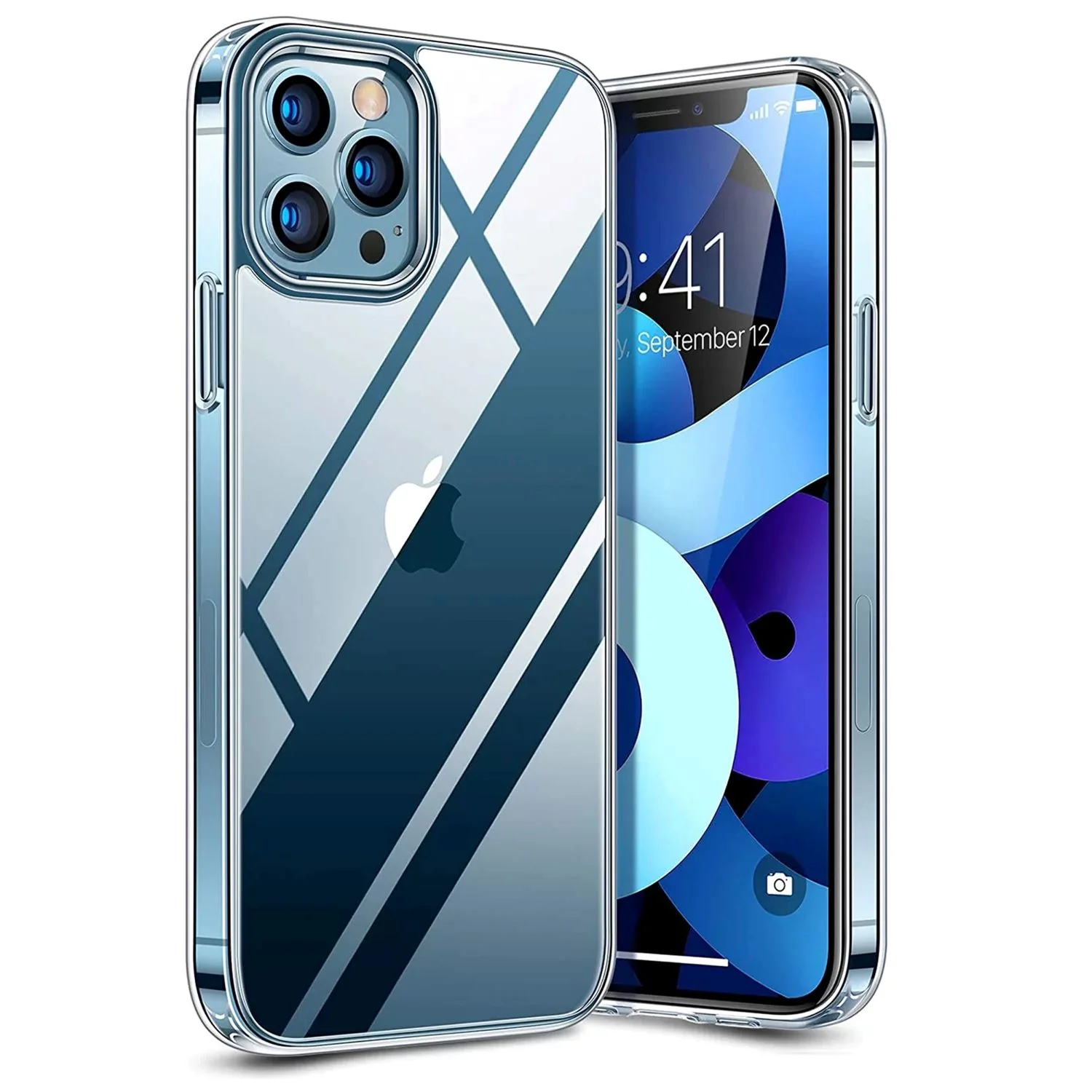 Transparente H��lle f��r iPhone mit Displayschutz