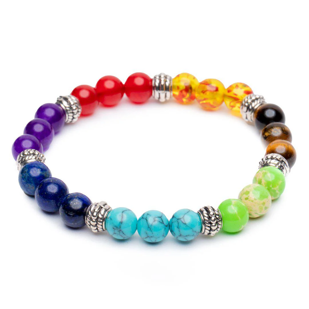 Badu Chakra - 7 Chakra Edelsteen Armband - Kracht