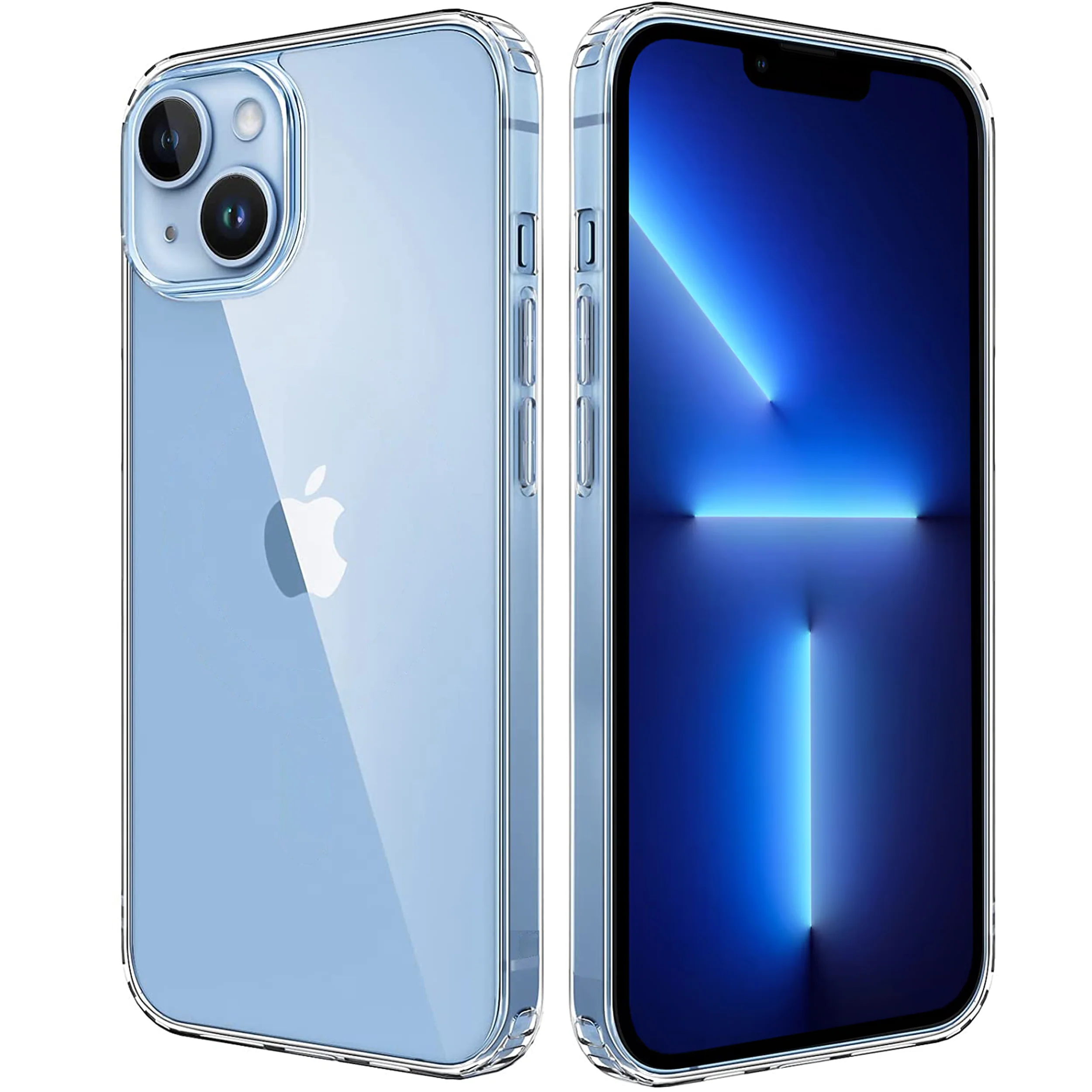 Transparente H��lle f��r iPhone mit Displayschutz