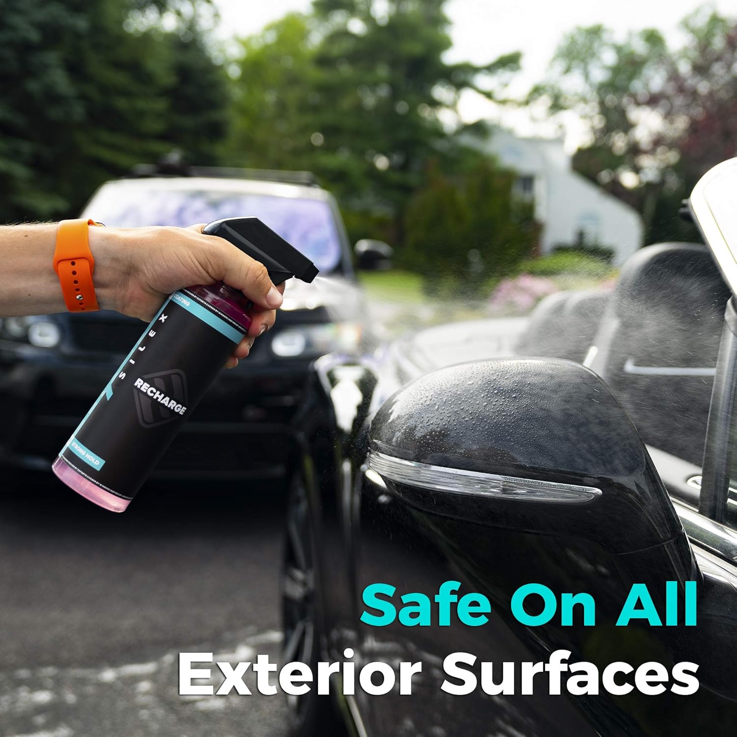 HydroSilex Recharge Ceramic Car Coating Spray – Ultra Hydrophobic Protection, 128 oz, DIY Paint Care, Lasts 6-12 Months