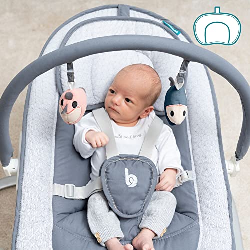 Babymoov Swoon Light Altalena elettrica Multifunzione, Legno, Grey, 1 unità (Confezione da 1) : Prima infanzia