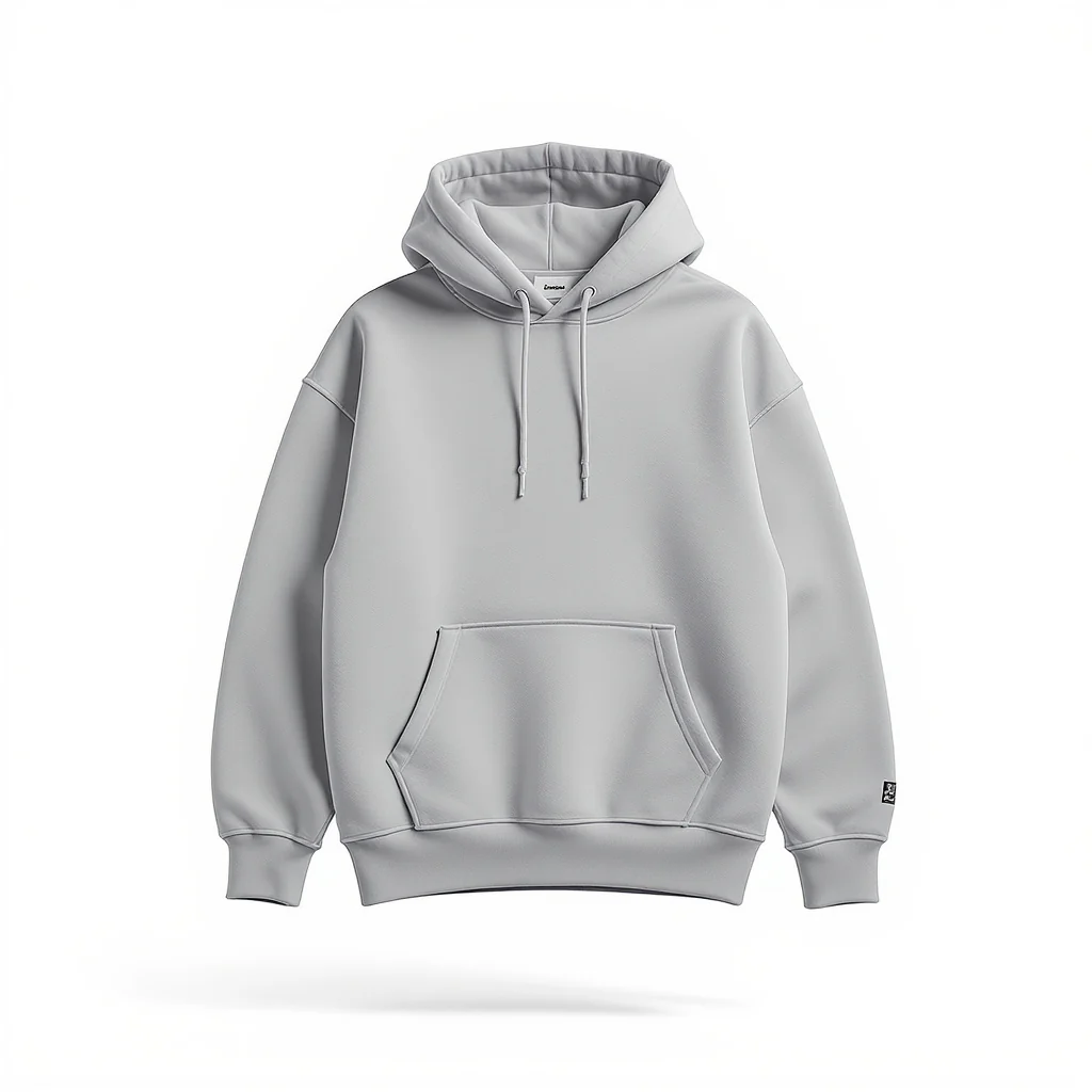 Gender-Neutral Cotton Oversized Hoodie �C Keeps Shape After Washing, Charcoal Gray, XS�CXL