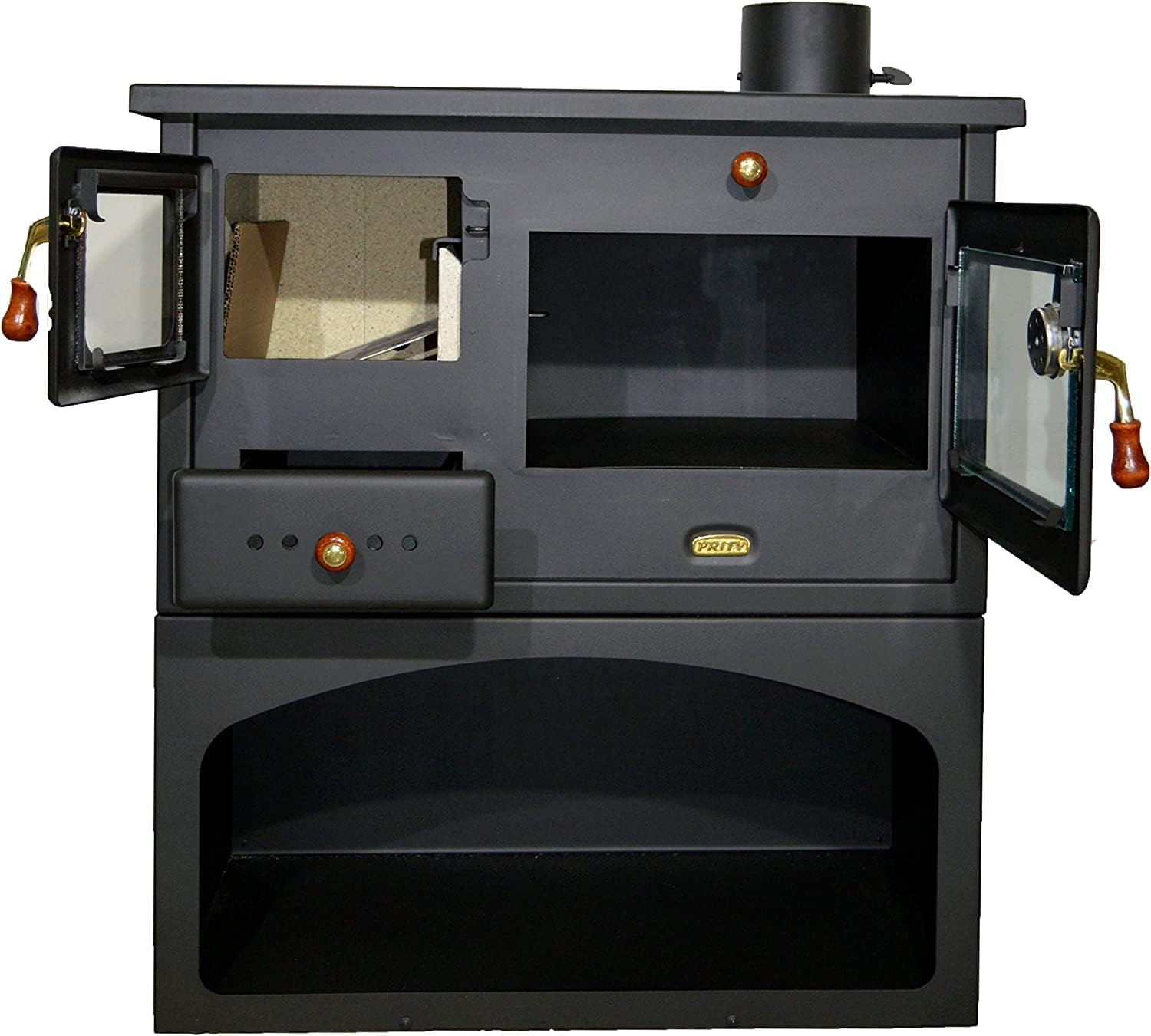 Holzofen für Festbrennstoff. Heizleistung: 10 kW. Ofen