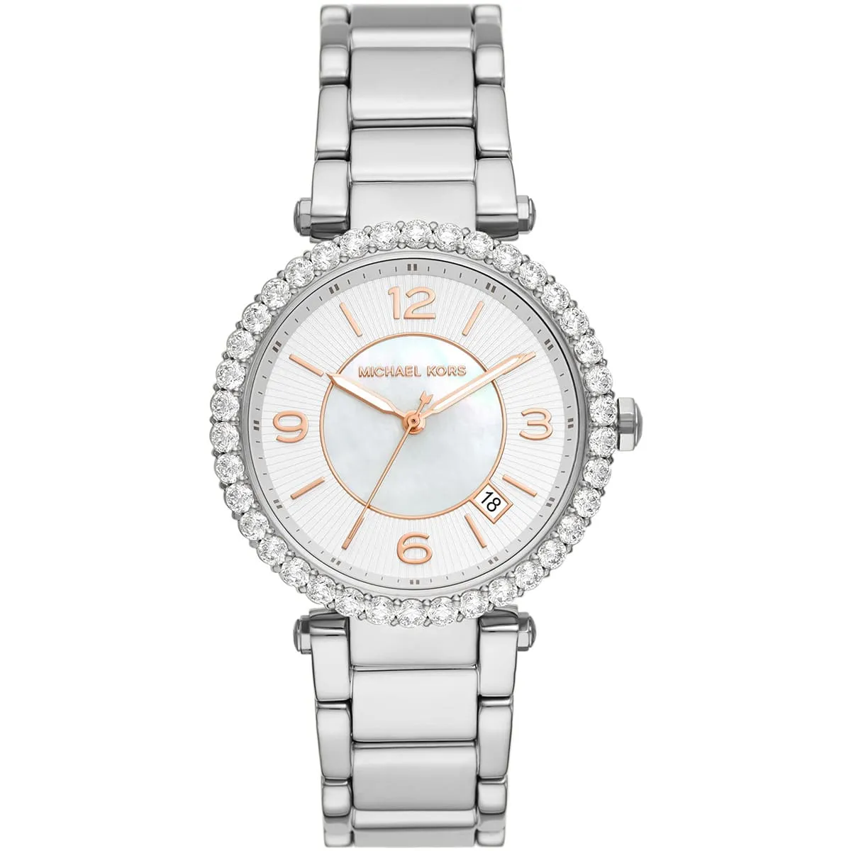 Michael Kors Parker Lux Silver-Tone Women's Watch - MK4694