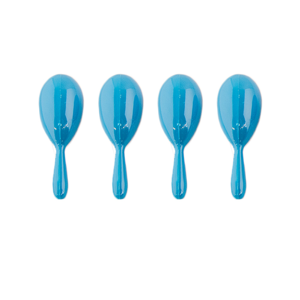Plastic Neon Maracas Kids Cinco De Mayo Mixed Colors 1765A
