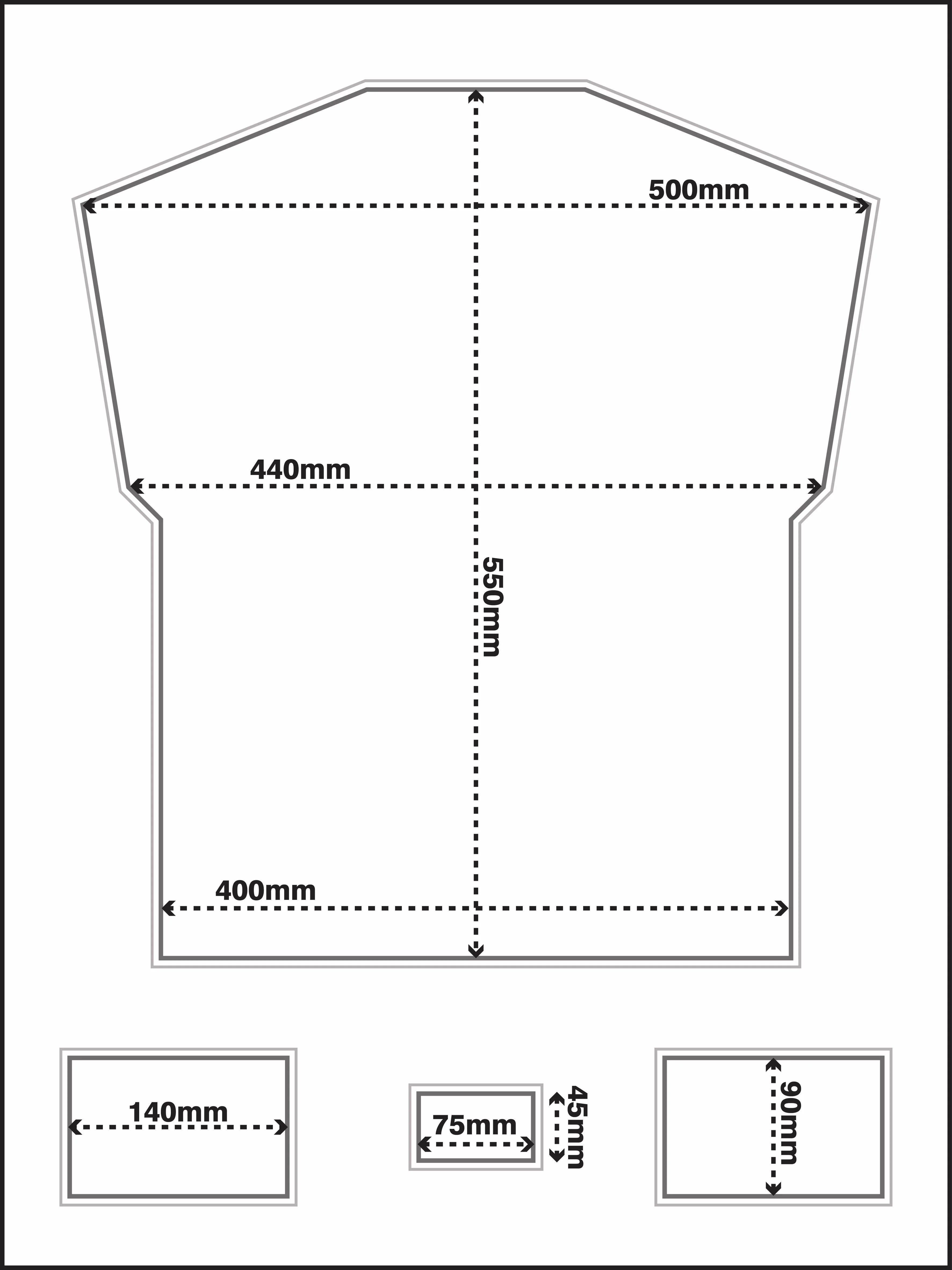 EZ Shirt Framing Kit Large. Black and Silver with free personalised plaque.