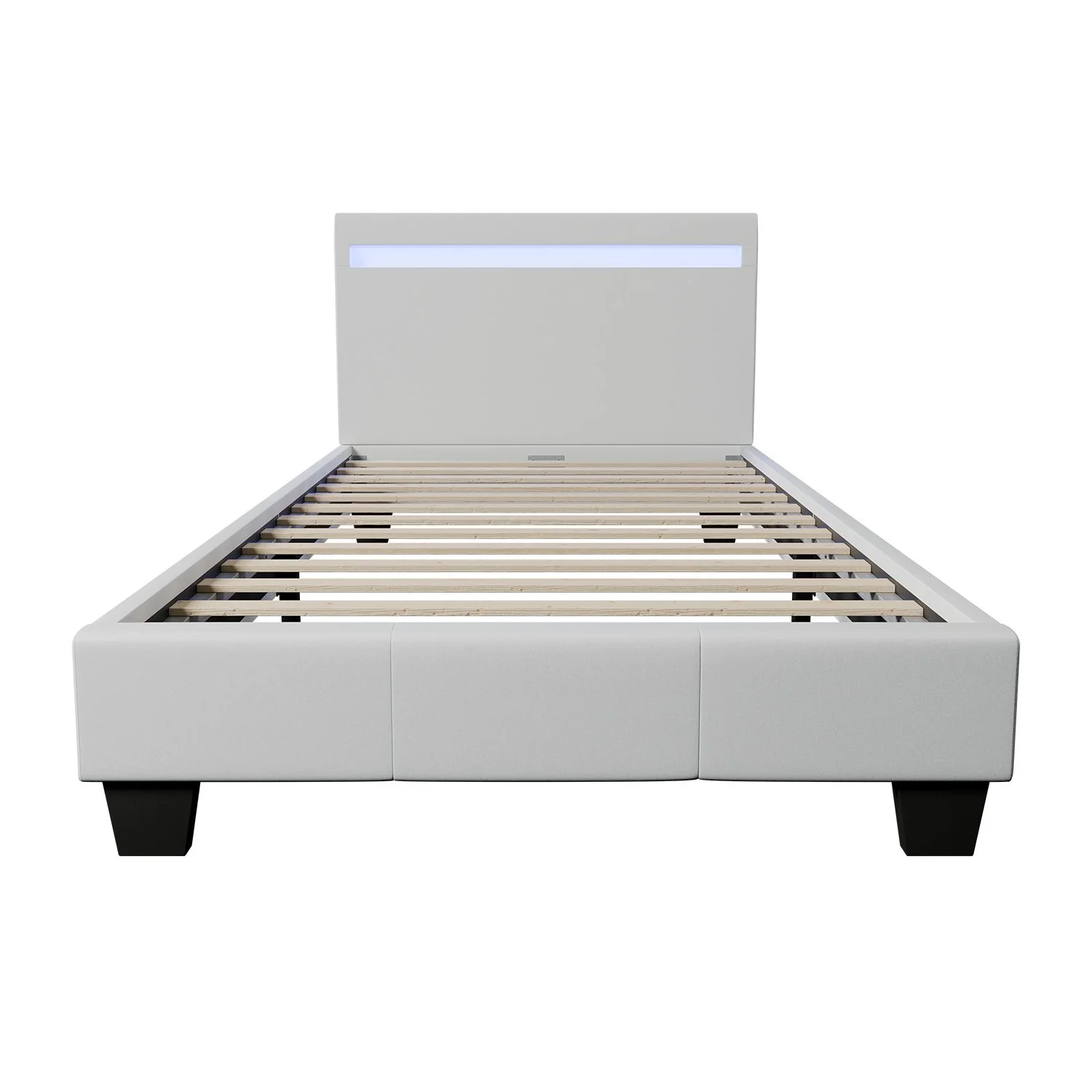 2025 Cama tapizada Verona 120x200 cm en blanco