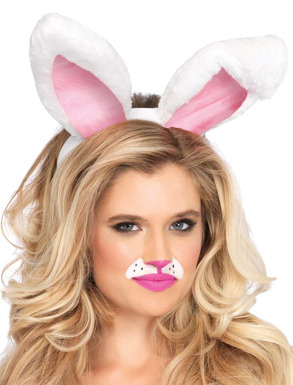 Bunny Ears Easter White/Pink 1671