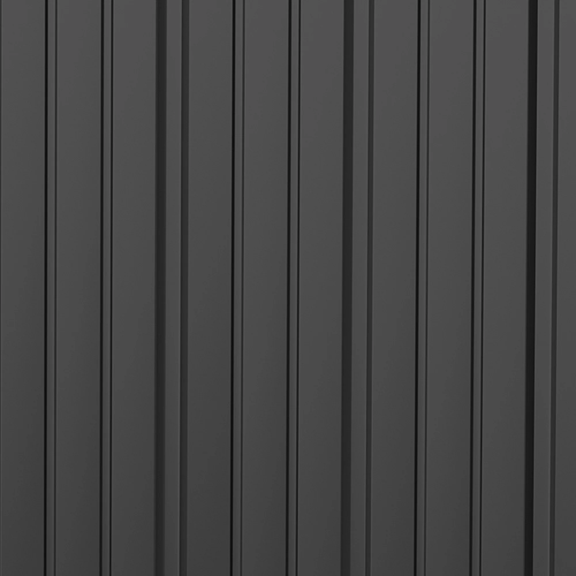 Outsunny Tuinschuur Gereedschapsschuur, afsluitbare deur, weerbestendig, incl. schappen, 161,5 cm x 94,5 cm x 196 cm, Zwart