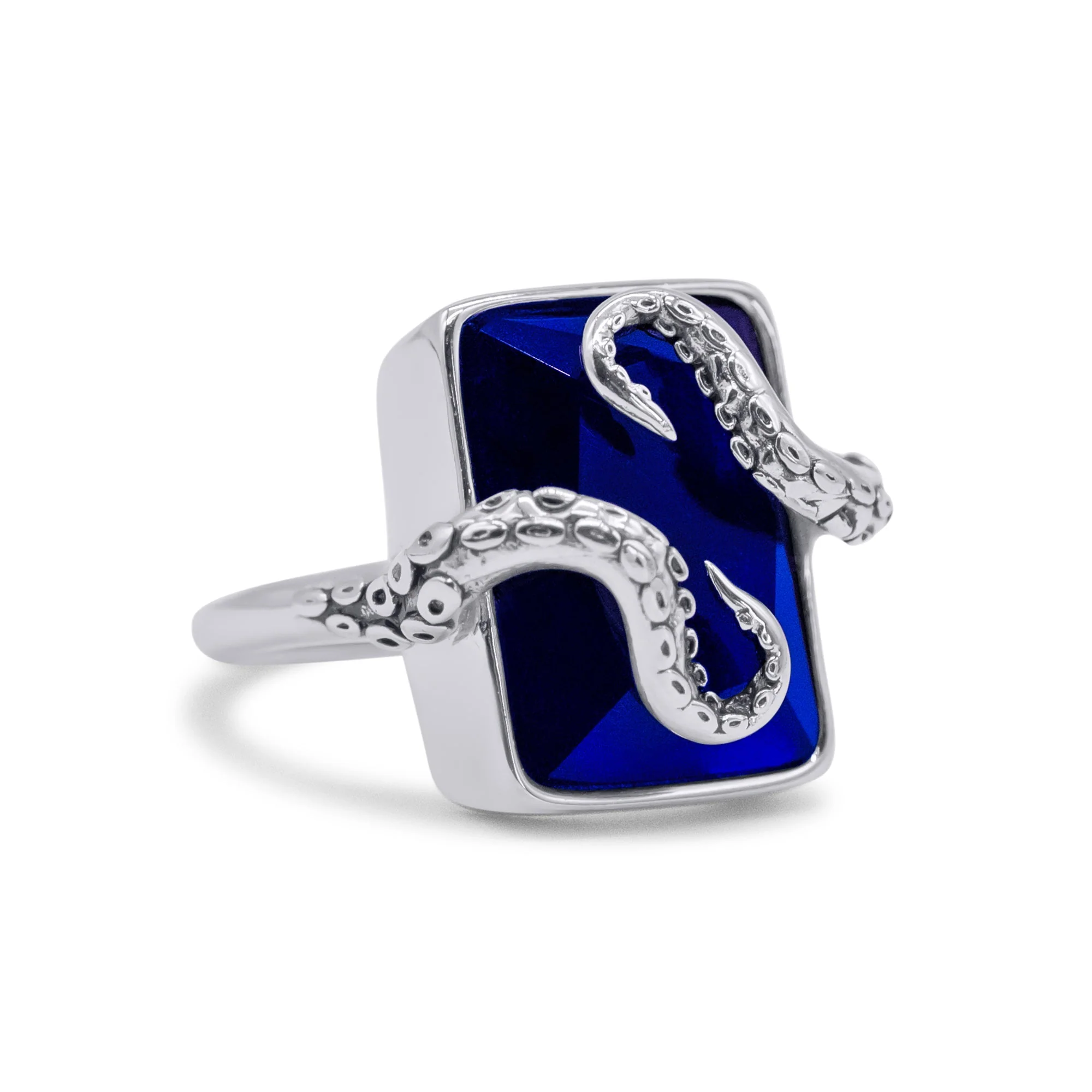 Kraken��s Embrace Blue Stone Ring