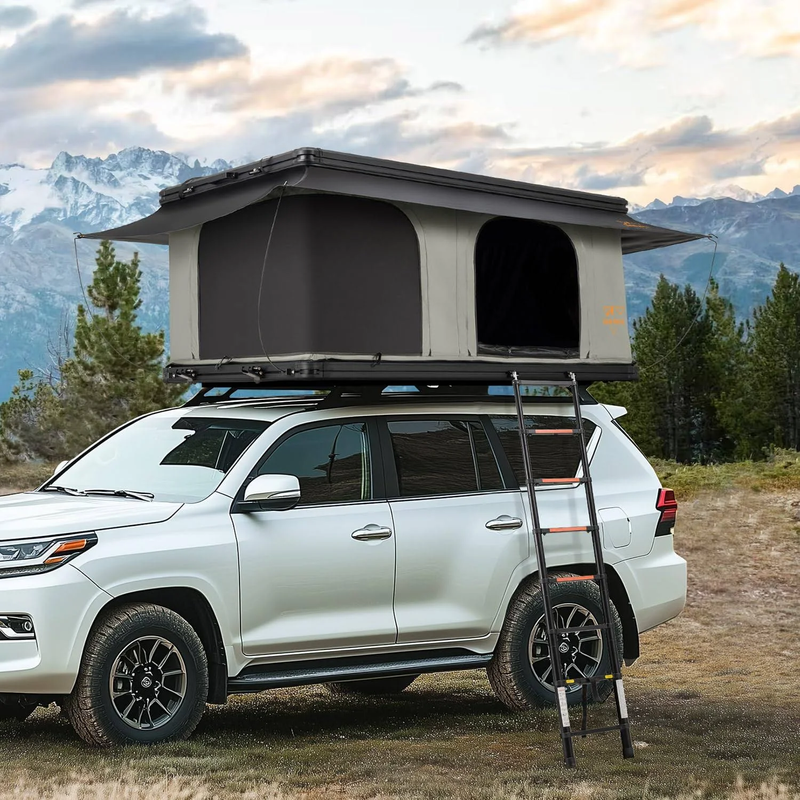 San Hima Gibb Rooftop Tent Hardshell With Ladder Outdoor Waterproof Camping 4×4