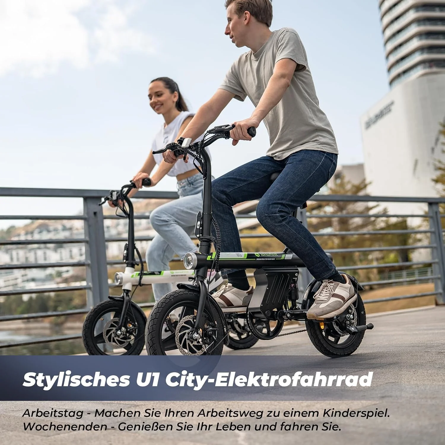 Finbike U1 Klapp-E-Bike 250W – 7-Gang, Pedelec, 14
