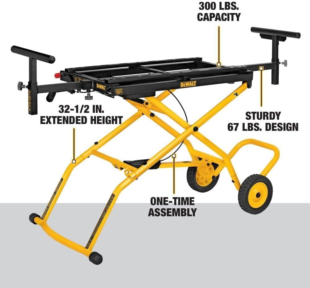 Miter Saw Stand with Wheels – DWX726