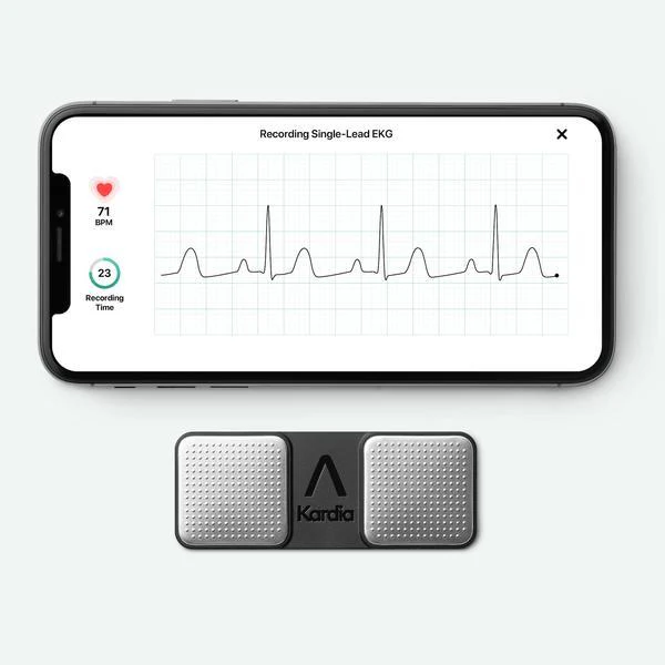 Dispositivo ECG AliveCor KardiaMobile – Per iPhone e Android, con spedizione espressa gratuita