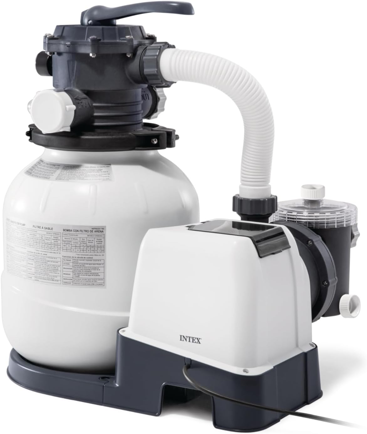 Intex 26656FR - Filtro de arena SX2100 PLUS 6m3/h con WiFi