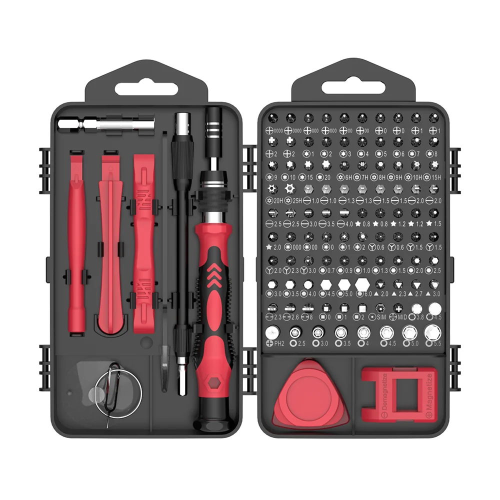 Mini Schraubendreher Set 117 in 1 für Elektroniker Reparatur werkzeug Präzisions-schraubendreher Mobile Laptop Spielzeug Brillen Kamera Torx Retoo