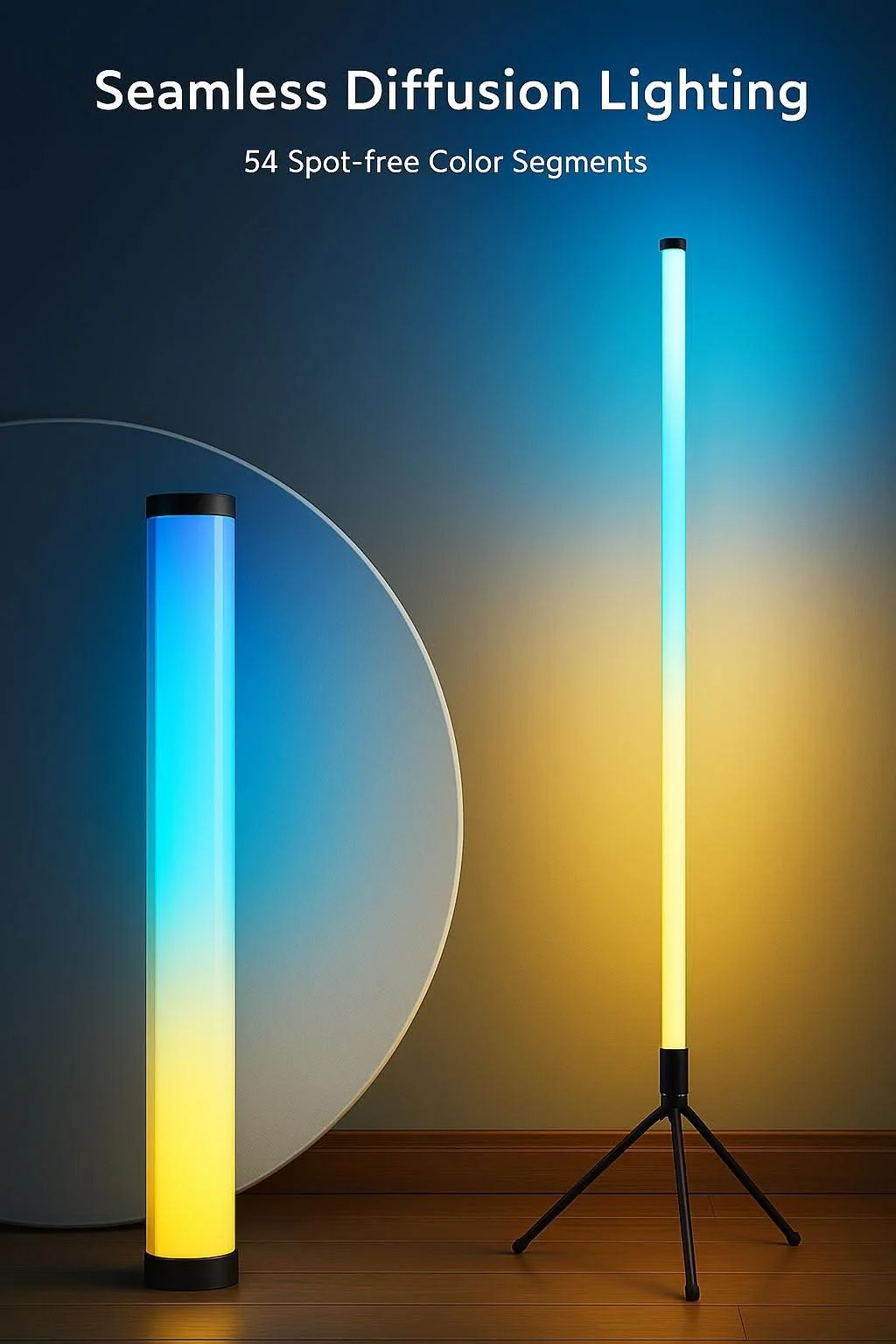 VibeBeam? �C Nordic RGB Tripod Floor Lamp
