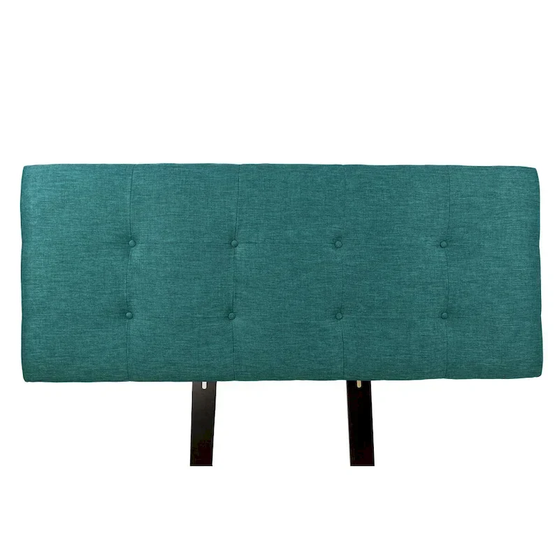 MJL Furniture Ali Key Largo Teal Upholstered Headboard with Button Tufting