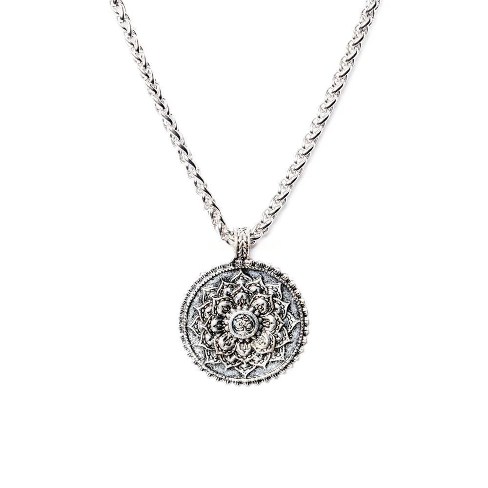 Mandala Halsketting - Lotus & Ohm - Ketting & Hanger - Verlichting