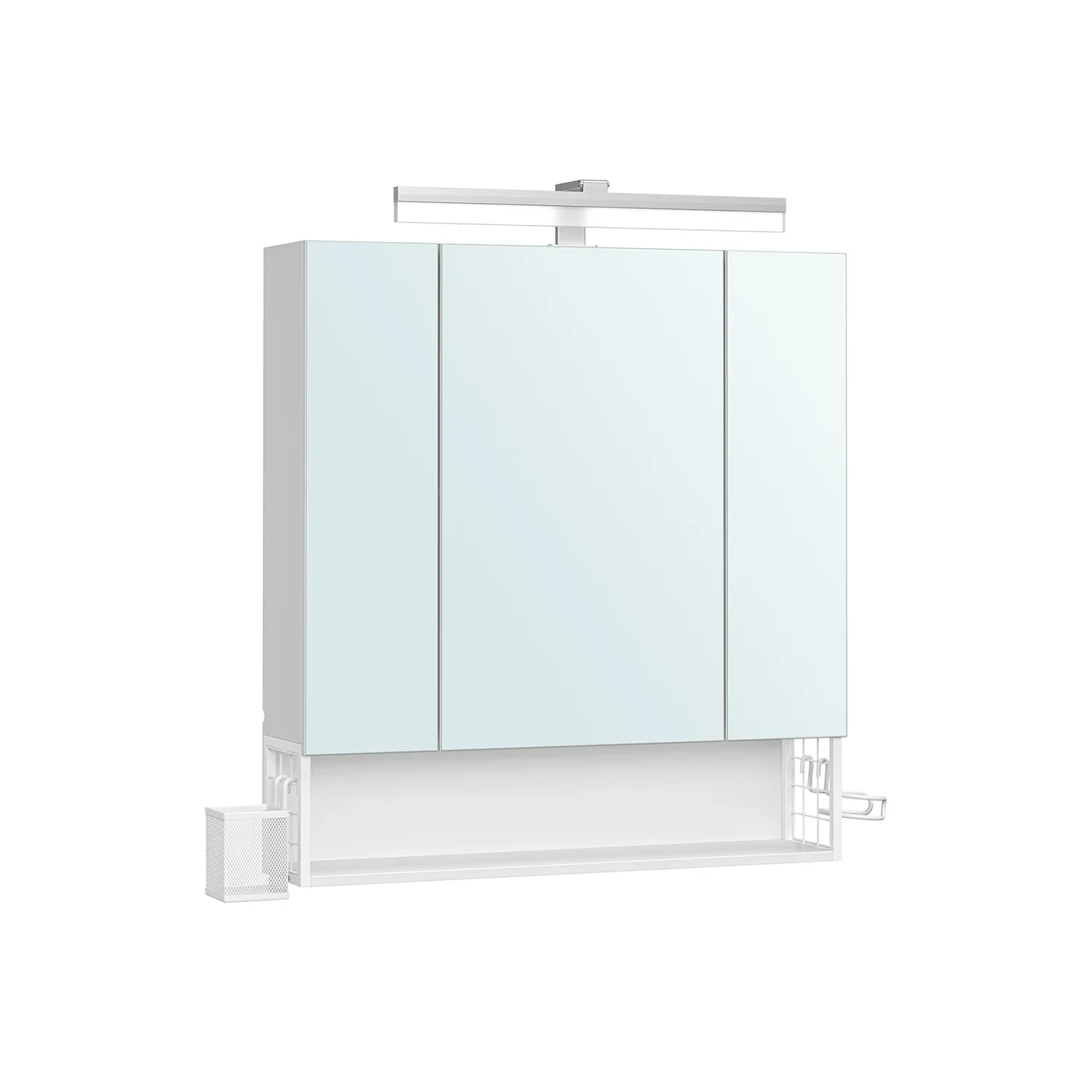 Armario de Baño con Espejo 3 Puertas