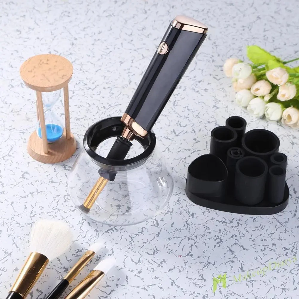 Limpiador de Brochas de Maquillaje Eléctrico con Centrifugado – Wrinse™