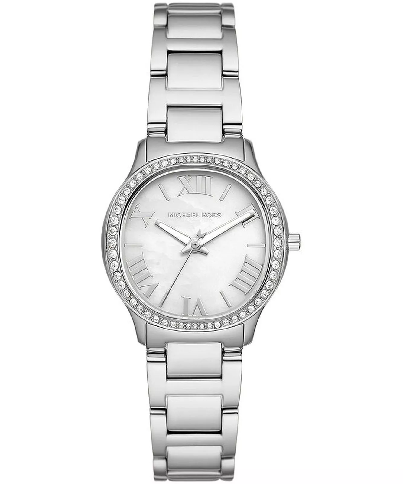 Michael Kors Mini Sage Pavé Silver-Tone Women's Watch - MK4824