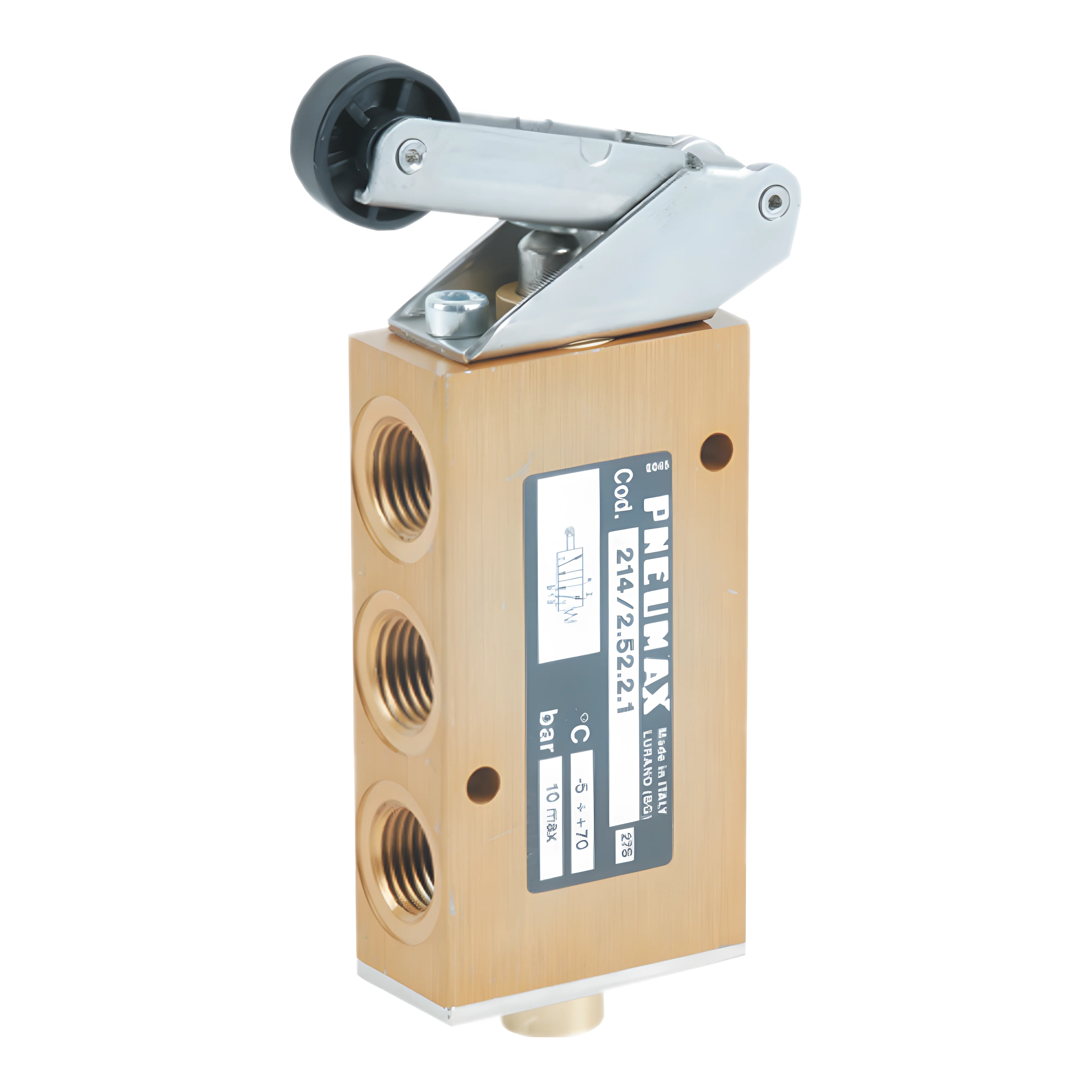 Pneumax 214/2.52.2.1 5/2 Roller Lever Valve