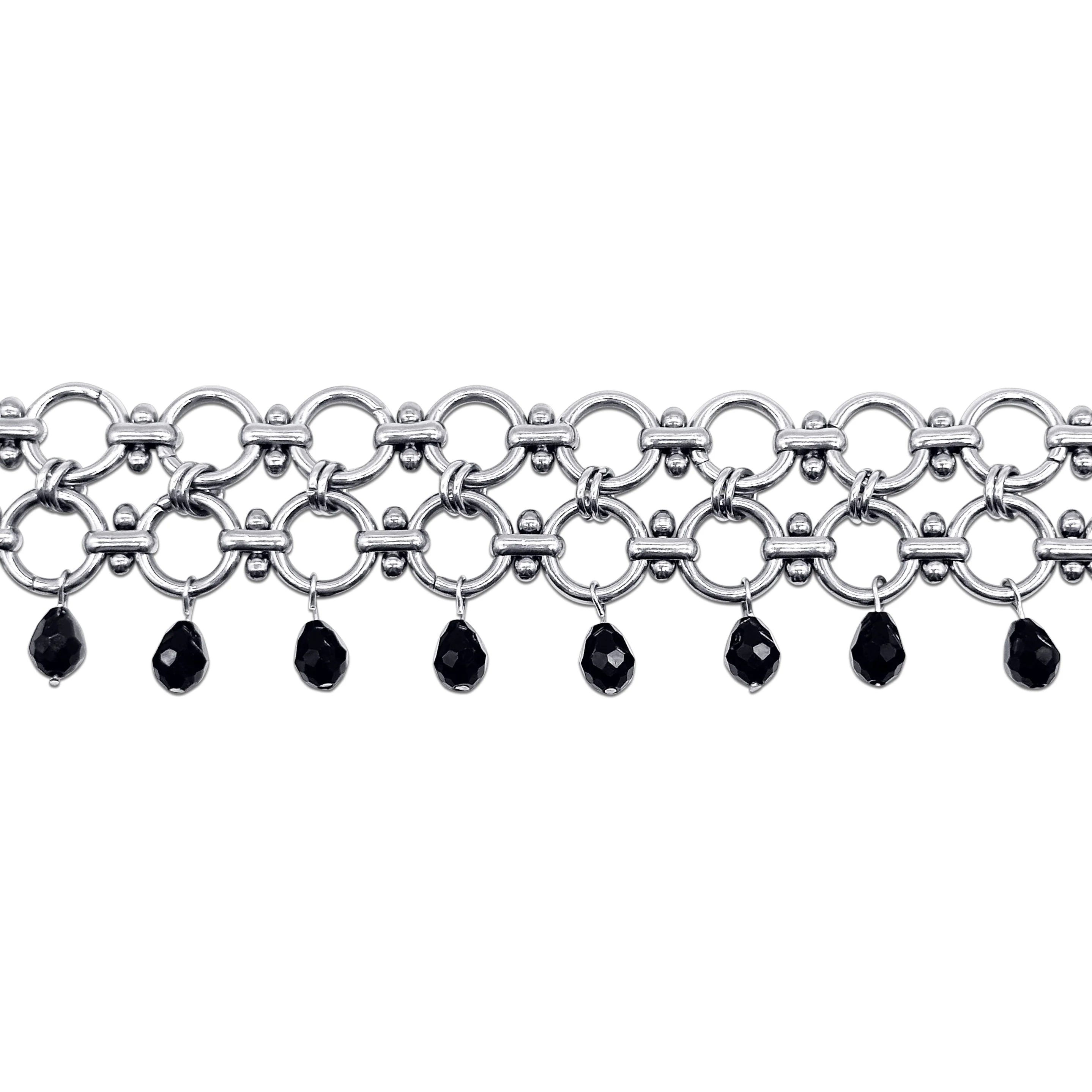 Sanctus O Ring Tear Drop Choker
