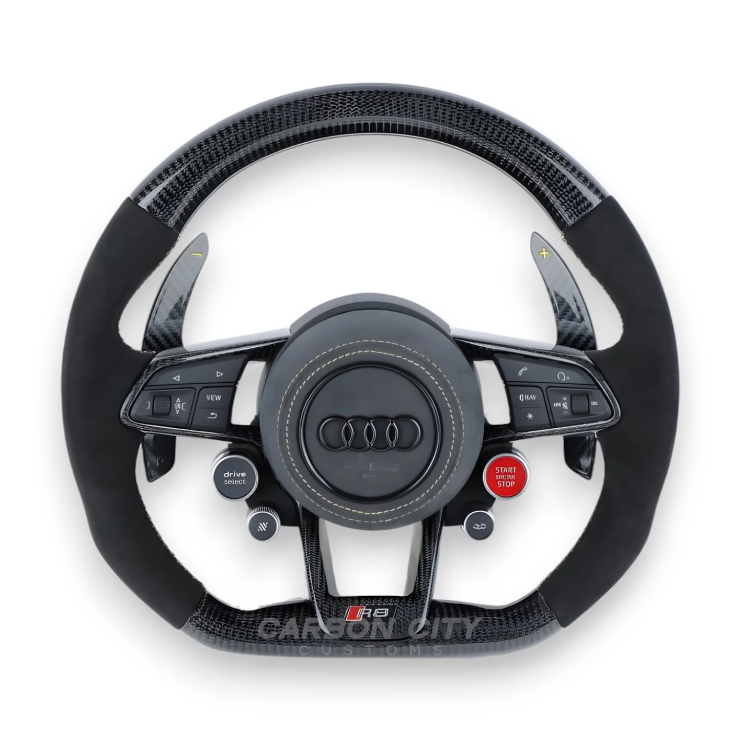 Audi R8/TT Style Customizable Steering Wheel (Fits 2010+ All Models)