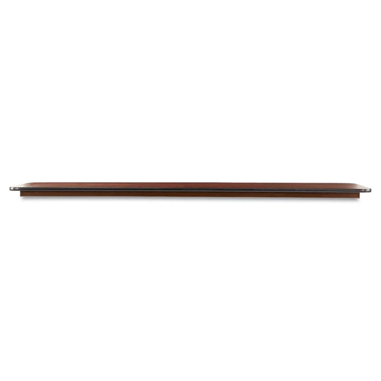 2025 Mesa plegable rectangular de madera Alera, 183 cm de ancho x 45 cm de profundidad x 73 cm de alto, color caoba