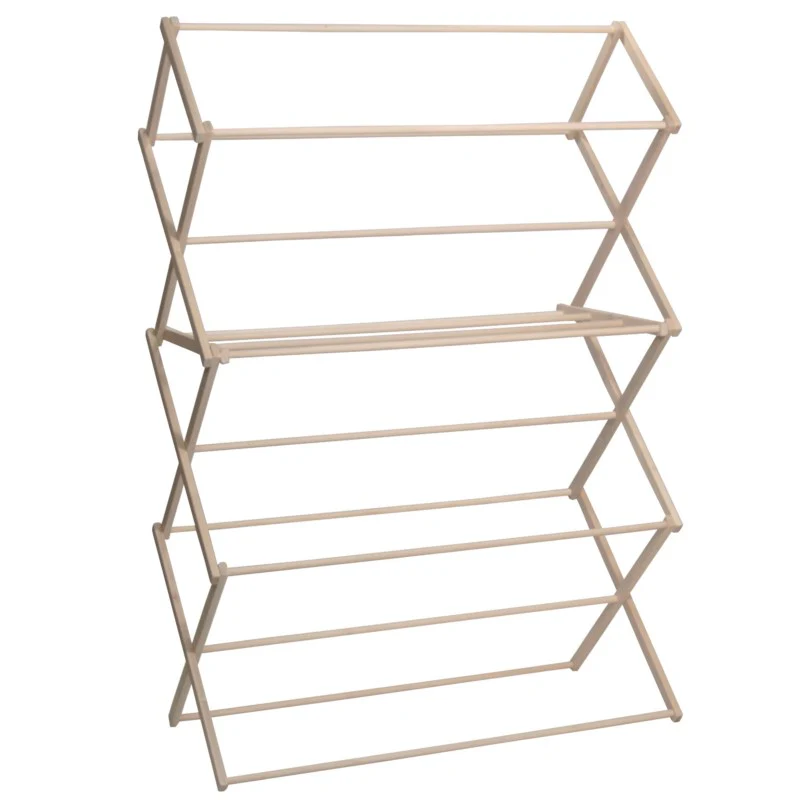Pennsylvania Woodworks XX Large Wooden Clothes Drying Rack (Made in the USA) Heavy Duty 100% Hardwood