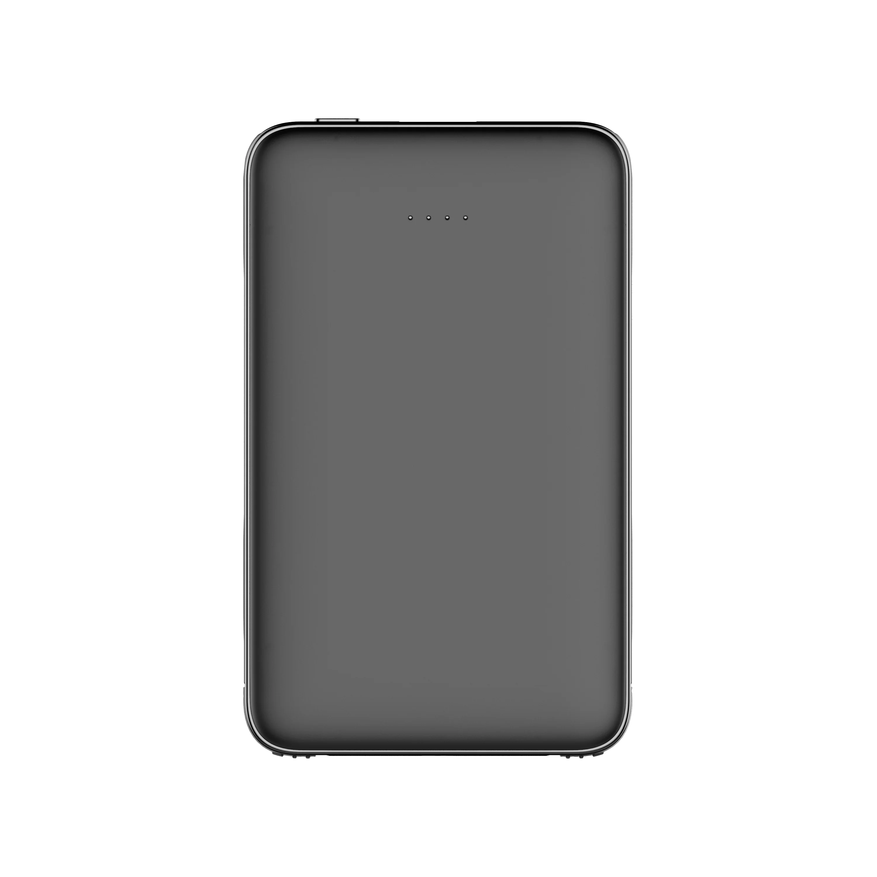 Powerbank mit integriertem USB-C & Lightning Kabel  5000 mAh �C Zusatzakku mit USB-A/USB-C Anschluss