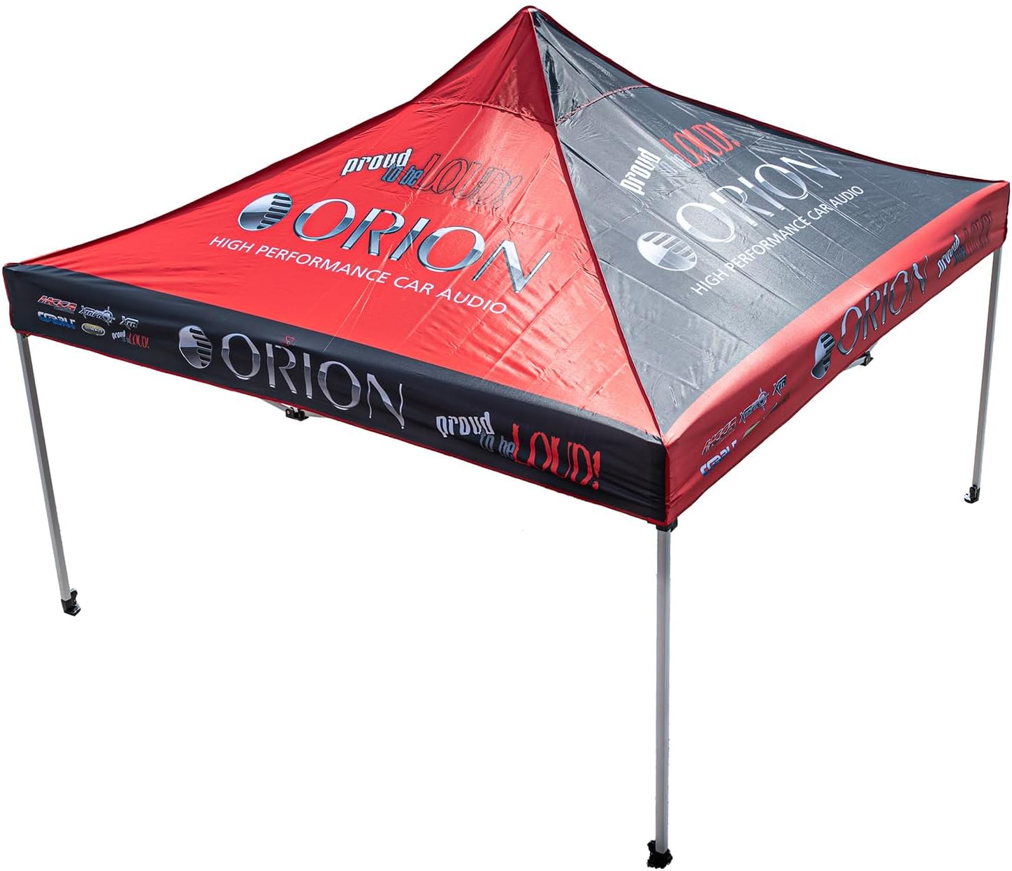 Orion Pop-Up Canopy Tent 10x10ft �C Waterproof Shelter with UV Protection  Heavy-Duty Frame  Quick Setup for Camping  Beach  Festivals  and Tailgating  Ideal for Portable Shade and Weather Protection