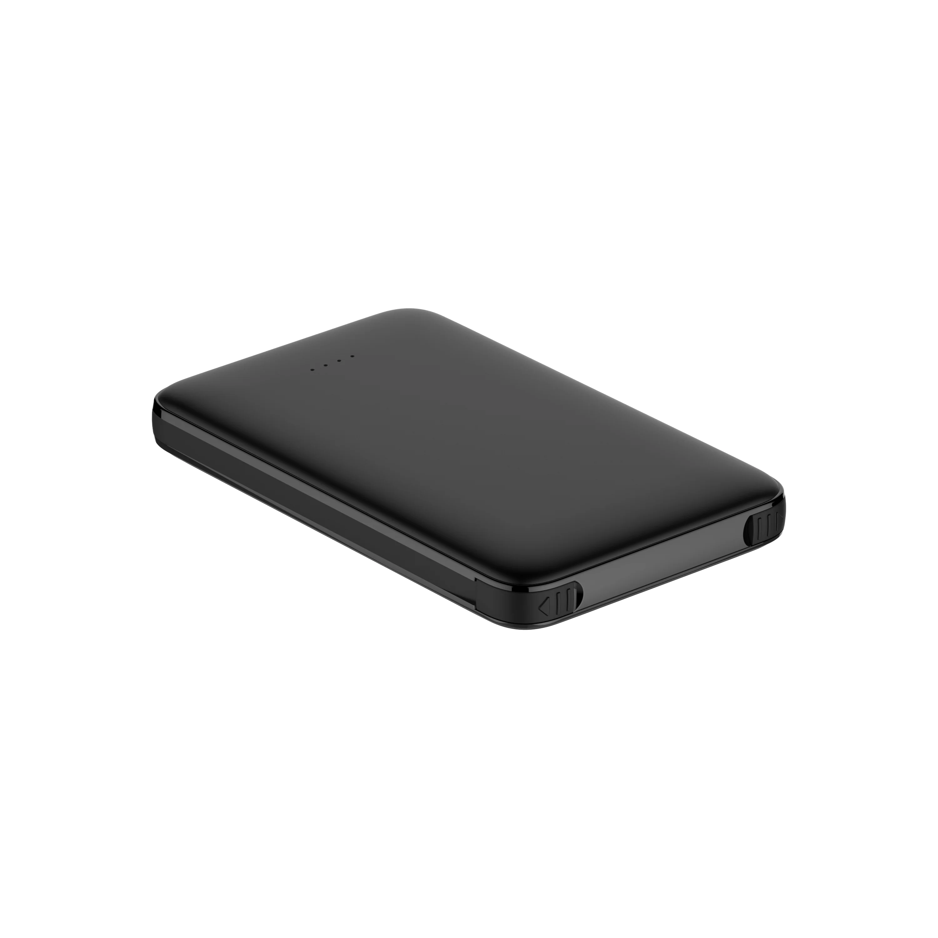 Powerbank mit integriertem USB-C & Lightning Kabel  5000 mAh �C Zusatzakku mit USB-A/USB-C Anschluss
