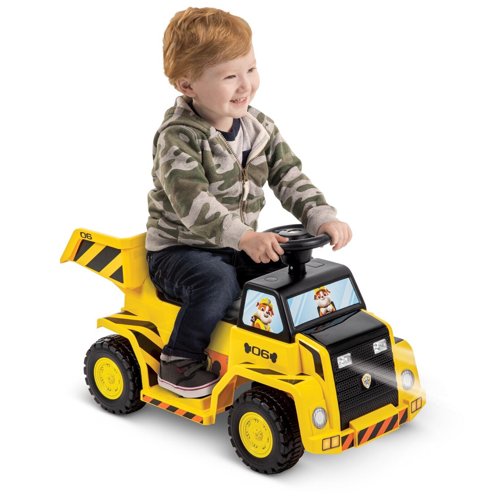 Nick Jr. Paw Patrol Rubble 6Volt Quad Ride-on Toy for Toddlers Ages 1.5 Years, M